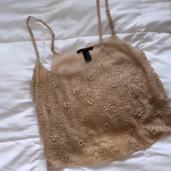 Chiffon Flower Tank Top - Picture 1 of 3